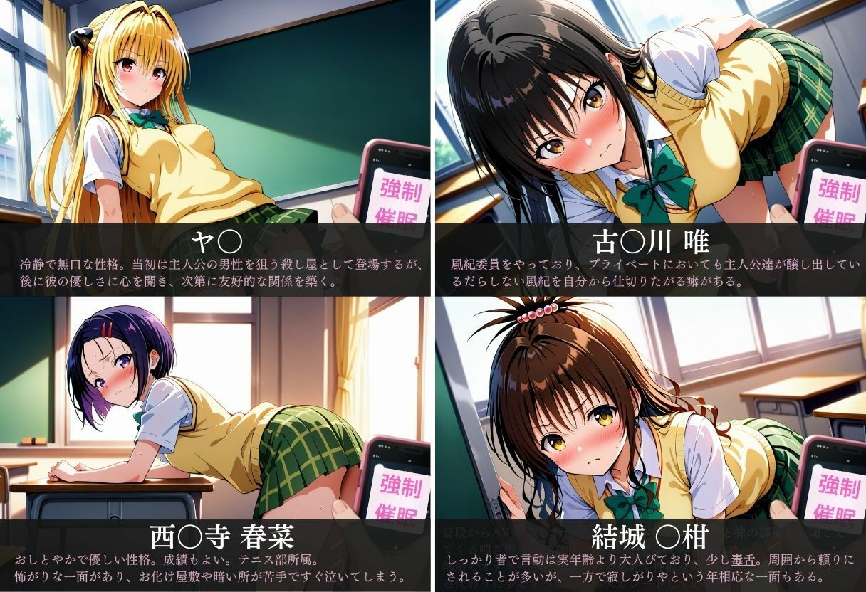 サンプル画像2:ToL●VEるヒロインを催〇アプリで強●種付けする話。(とろける果実) [d_530103]