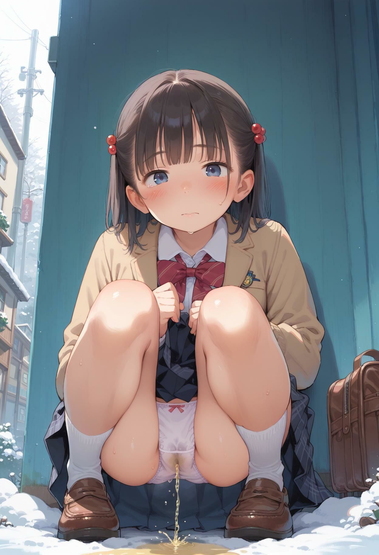 サンプル画像3:【女子校生のオシッコお漏らし】寒い日はパンティはいたまま(AI_Peeパンティ) [d_530137]