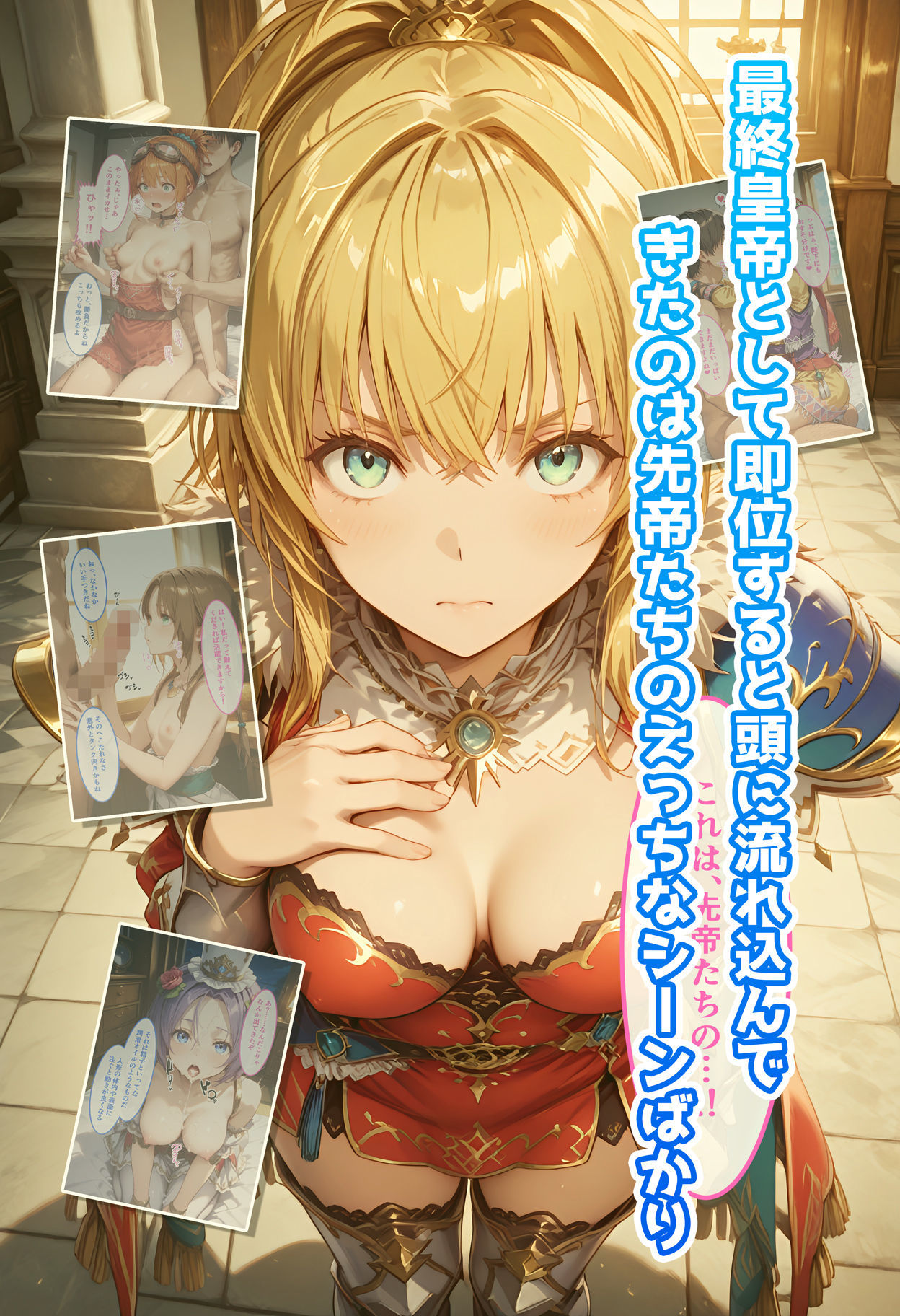 サンプル画像1:最終皇帝のいちばん長い日〜先帝の子作り凌●をすべて追体験する総集編〜(わたあめ重工) [d_530151]