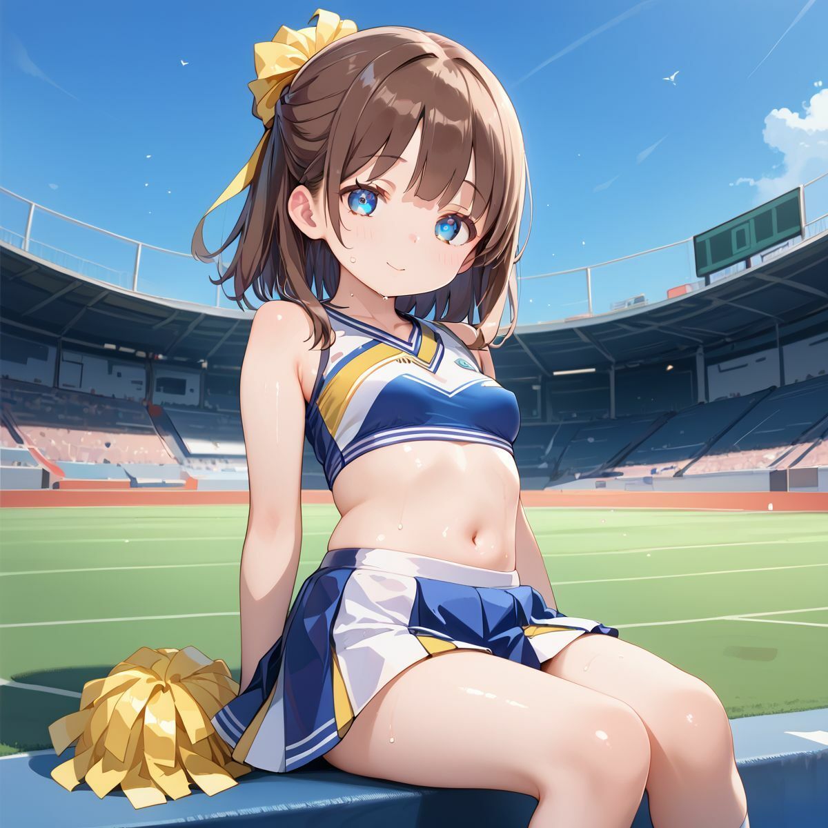 サンプル画像1:部活をがんばる男の子をカラダで応援♪おちんぽ応援チアっ子と青春しちゃお6(めたもるふぉーぜ) [d_530327]