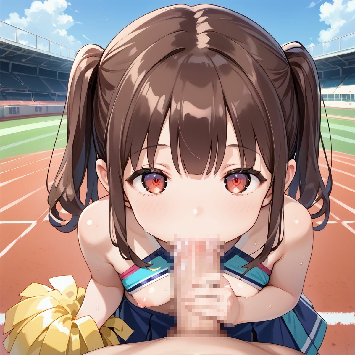 サンプル画像4:部活をがんばる男の子をカラダで応援♪おちんぽ応援チアっ子と青春しちゃお6(めたもるふぉーぜ) [d_530327]