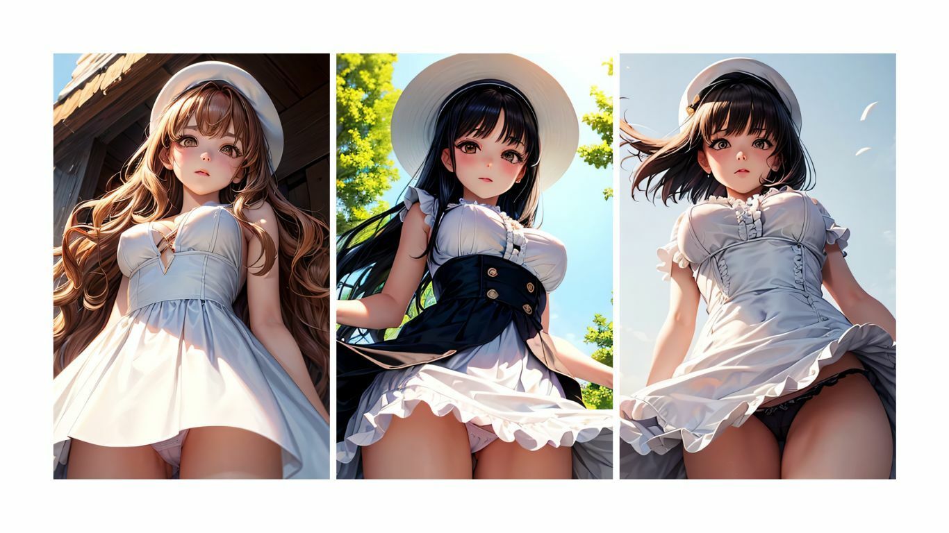 サンプル画像1:3人のお嬢様  写真集304枚(KOC) [d_530376]