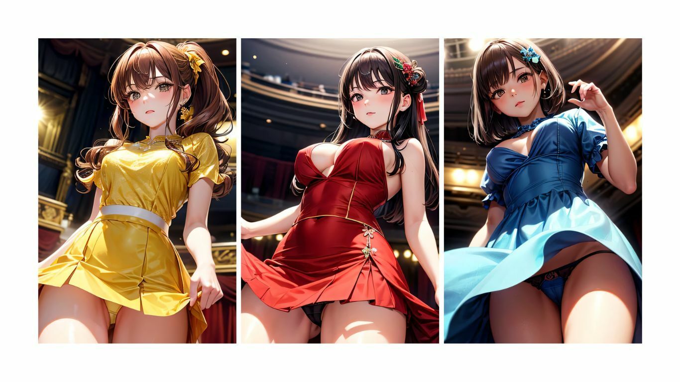 サンプル画像2:3人のお嬢様  写真集304枚(KOC) [d_530376]