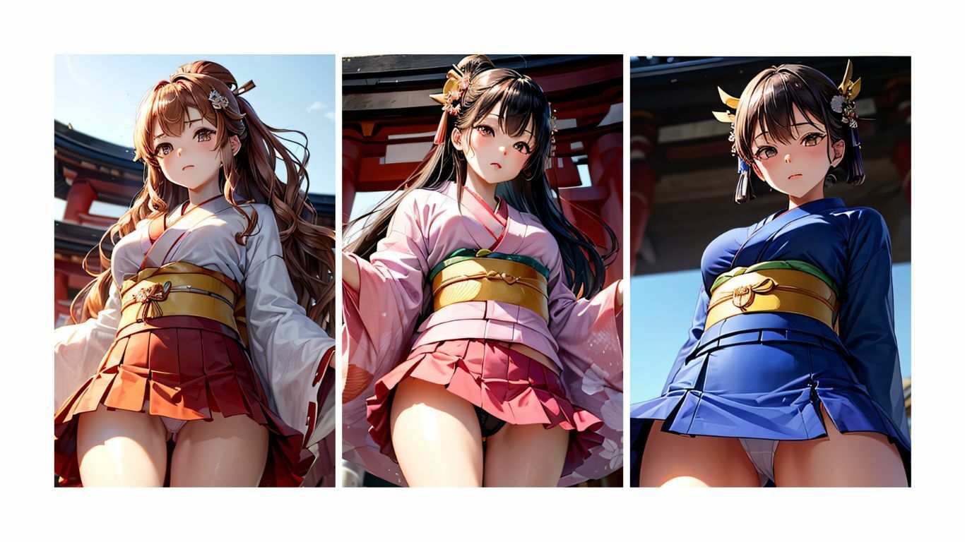 サンプル画像4:3人のお嬢様  写真集304枚(KOC) [d_530376]