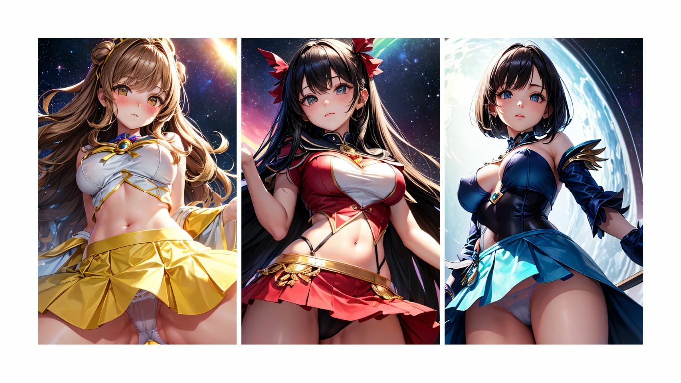 サンプル画像5:3人のお嬢様  写真集304枚(KOC) [d_530376]