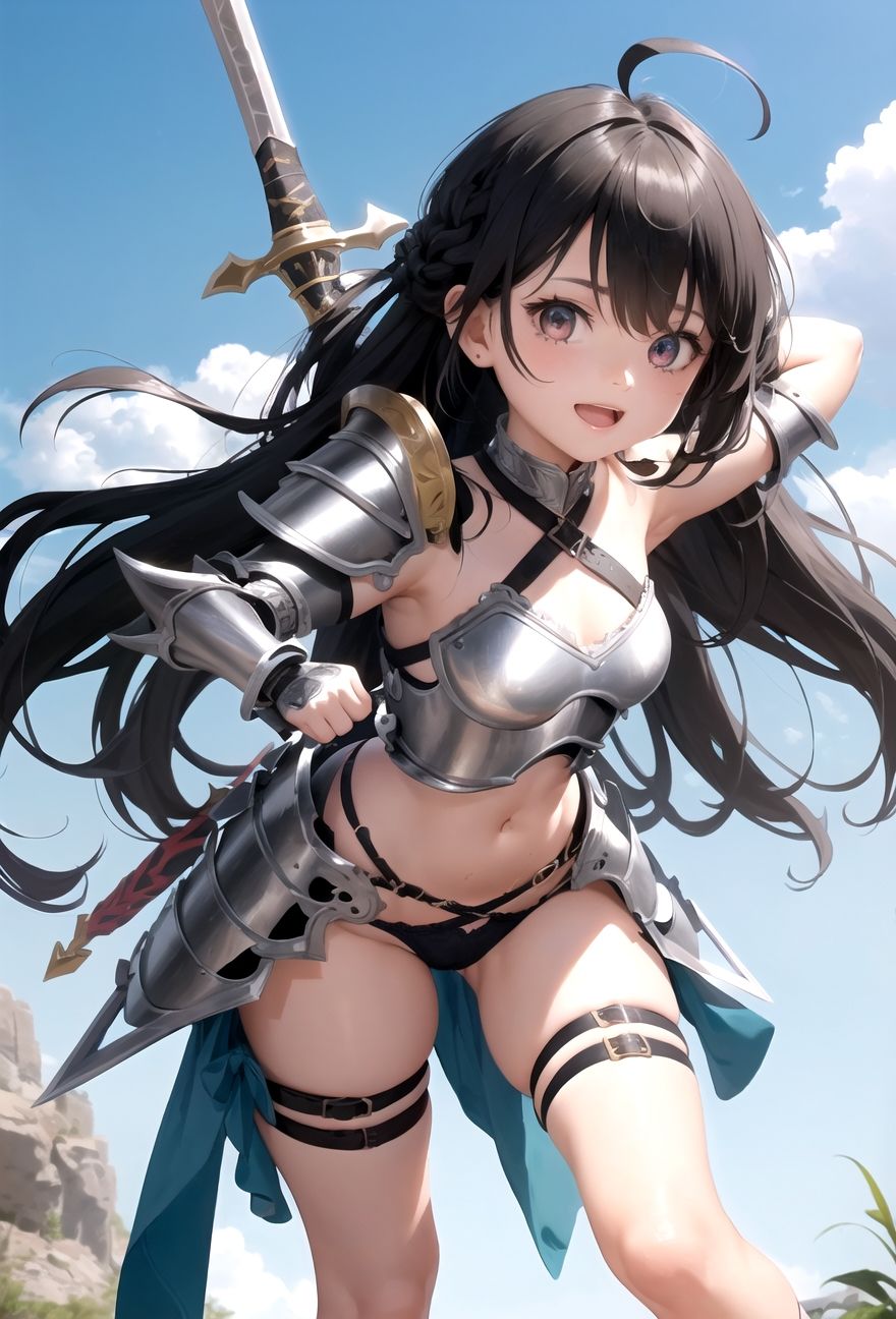 サンプル画像1:甲冑娘！［1］(ペルシア) [d_530488]