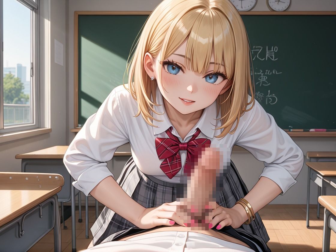 サンプル画像5:金髪JK 留年回避の性授業(整い達人) [d_530665]