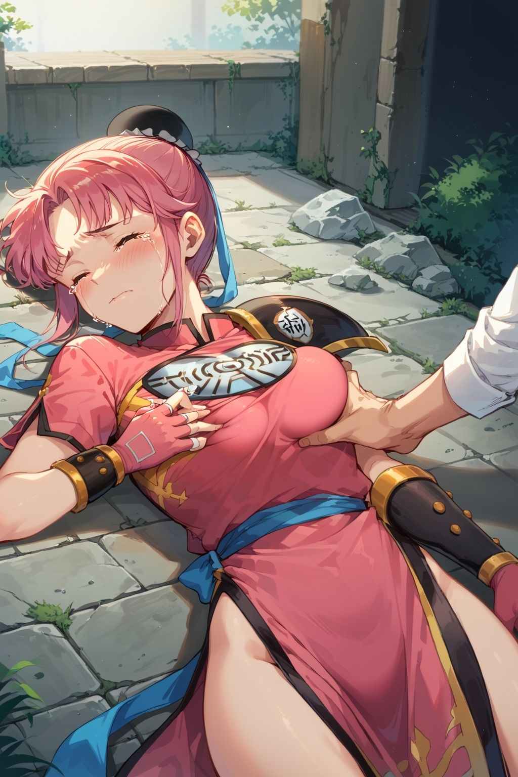 サンプル画像5:敗北の代償は生中SEXで…武道家マァム  濃厚ベロキス処女喪失(Safe pit) [d_530703]