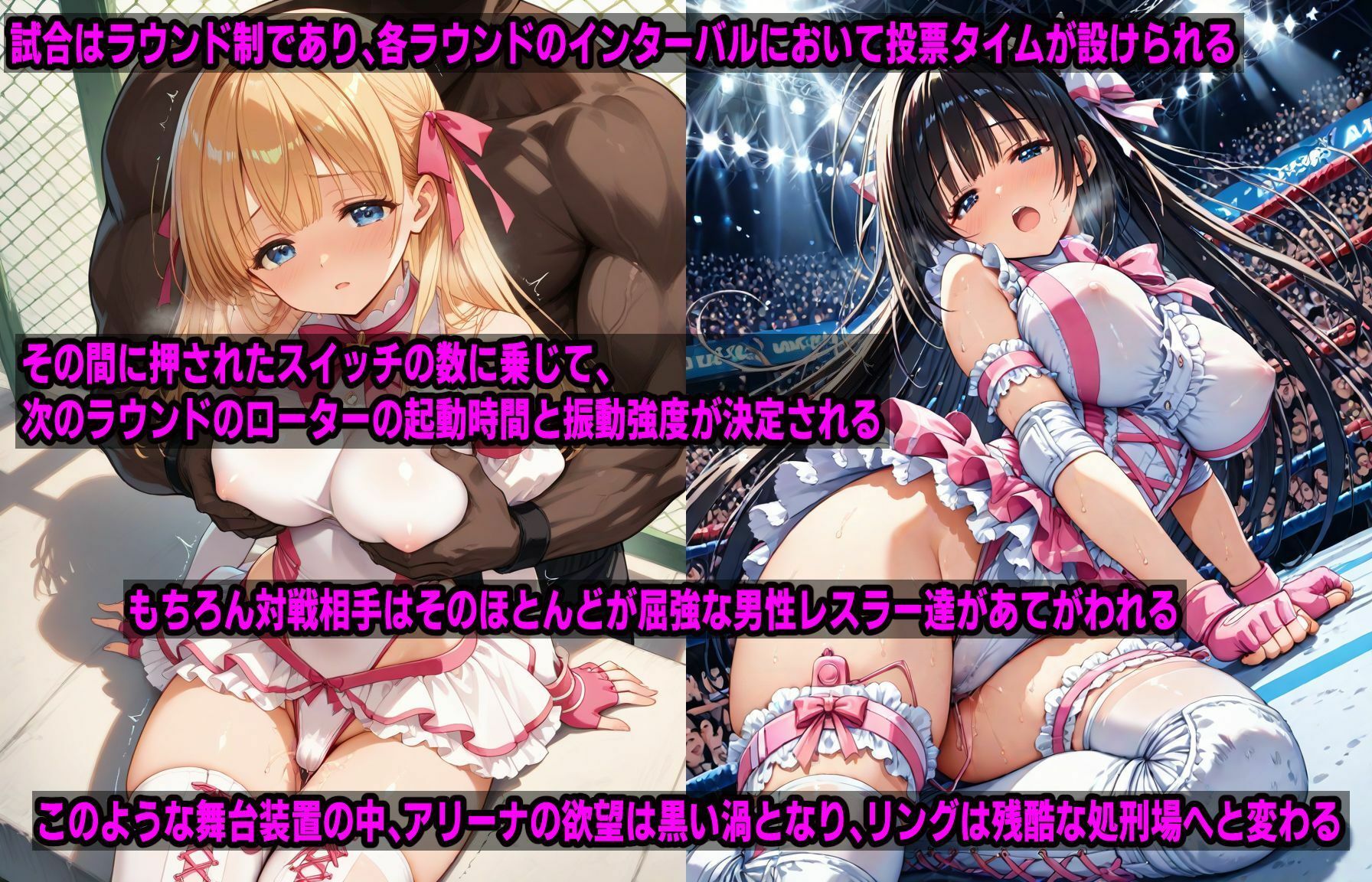 サンプル画像2:AI敗北少女CG集vol.9 バイブレーション・デスマッチ(mugi) [d_531083]