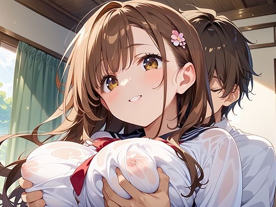巨乳学園_ノーブラ爆乳バイト女子のサンプル画像 6