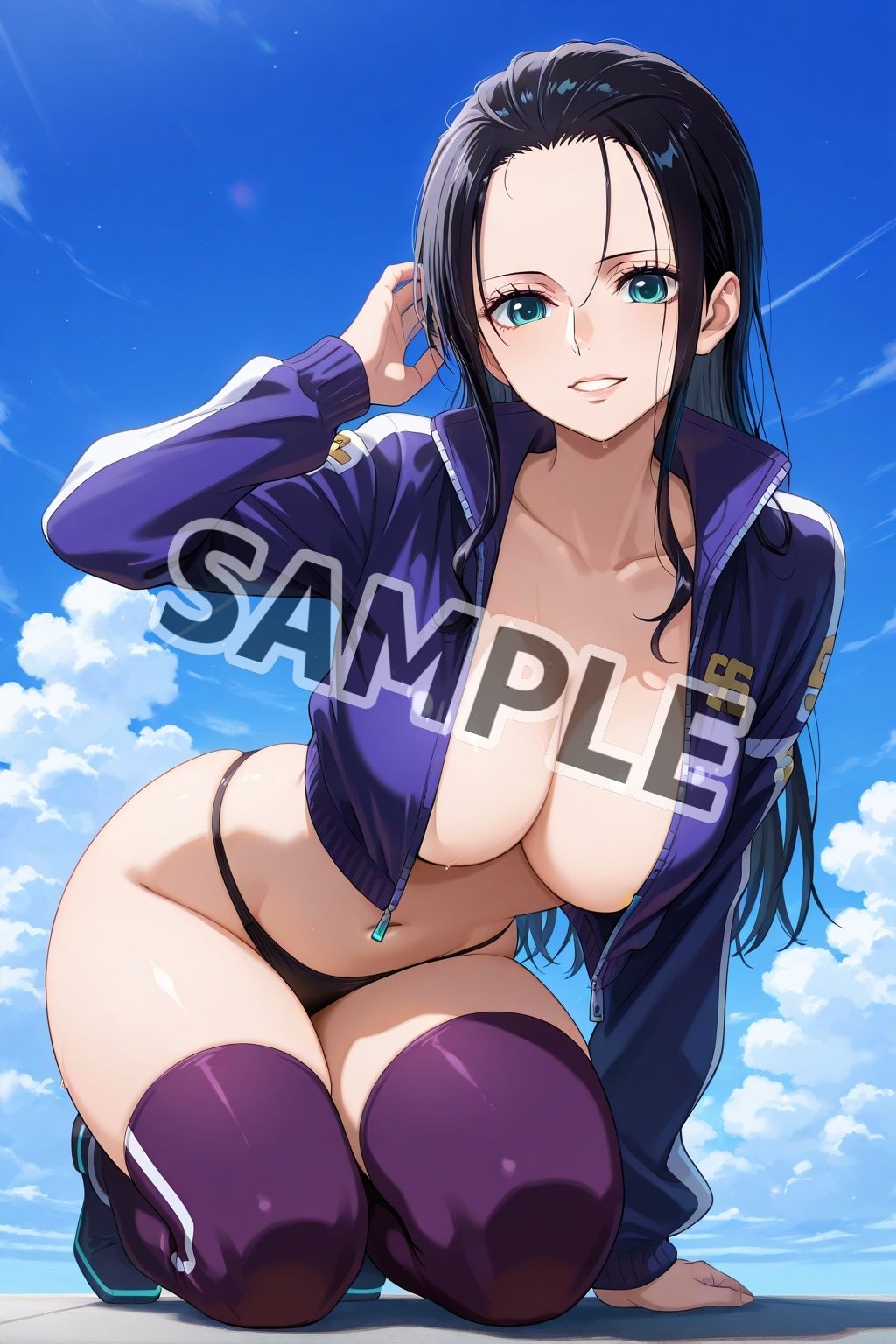 サンプル画像1:【ワ●ピース】考古学者ロ●ンのエッチな日常！(アトリエわたあめ) [d_531259]