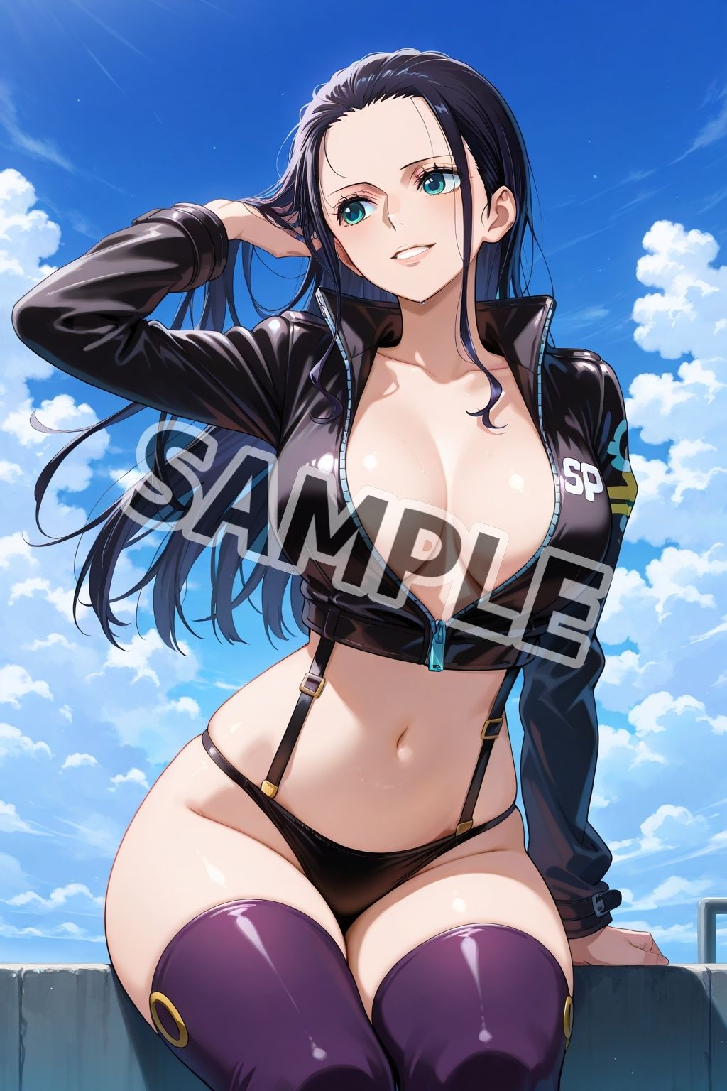 サンプル画像2:【ワ●ピース】考古学者ロ●ンのエッチな日常！(アトリエわたあめ) [d_531259]