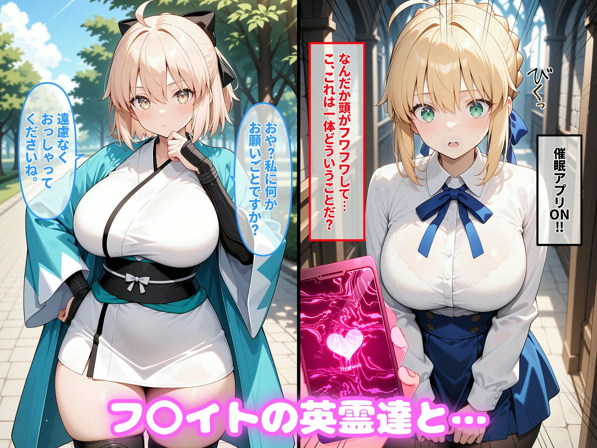 サンプル画像1:フ〇イトのヒロイン達と汗だく孕ませHする話(ぞでぃあーく) [d_531341]