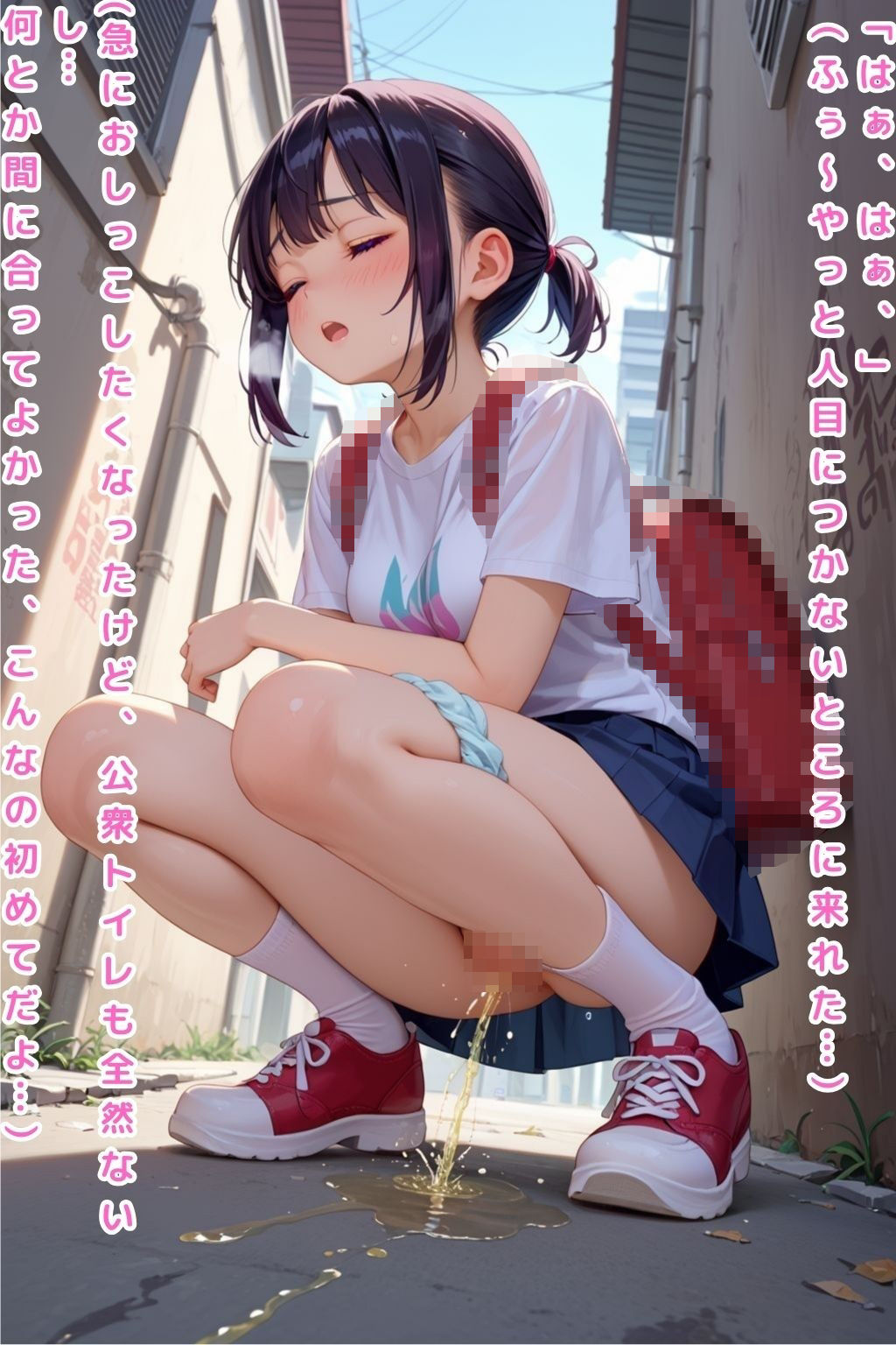 サンプル画像2:放課後野外放尿2【セリフ付き有り】(ツンドラ) [d_531380]