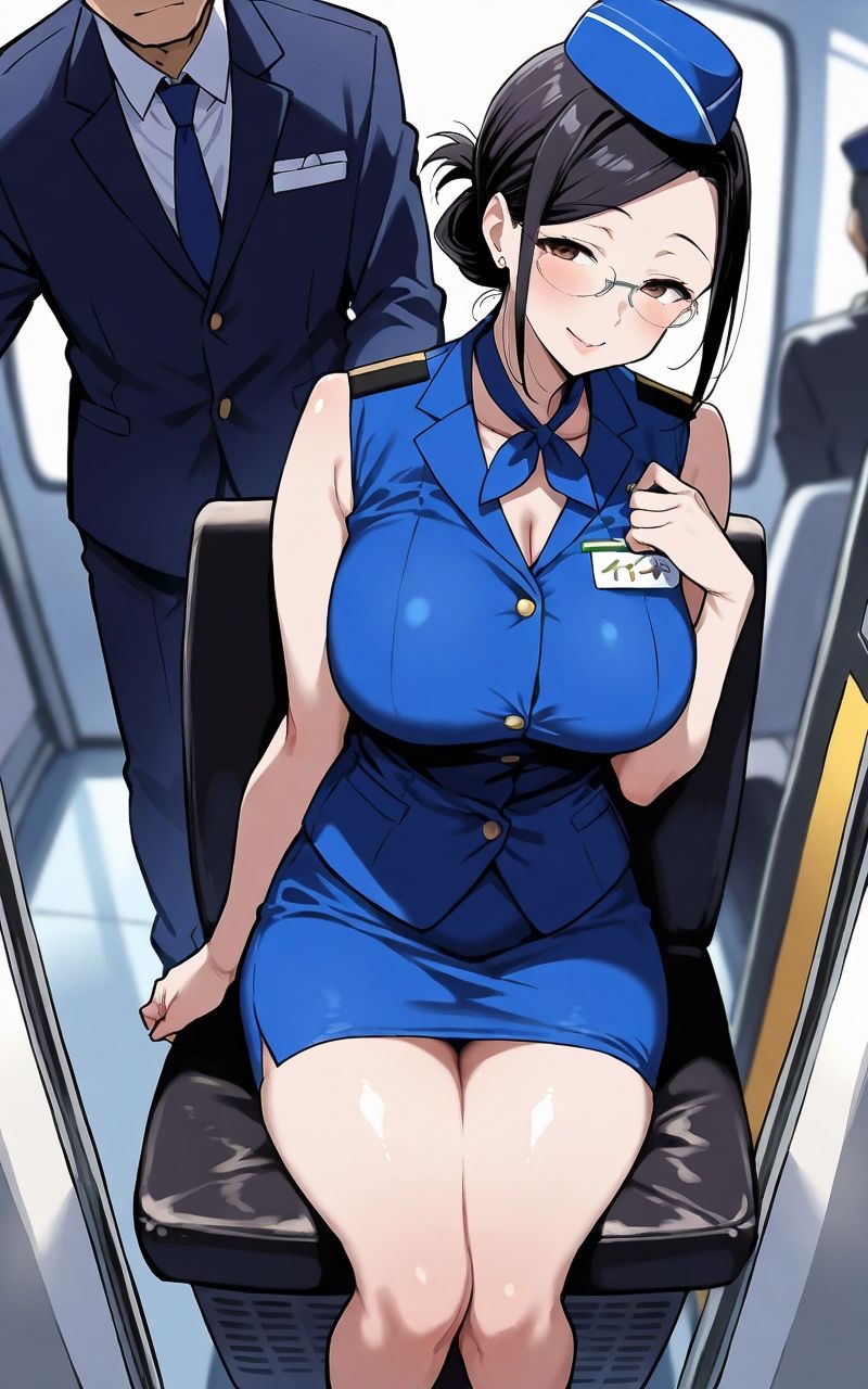 人妻CAに出会ったらハーレムになった話のサンプル画像 6