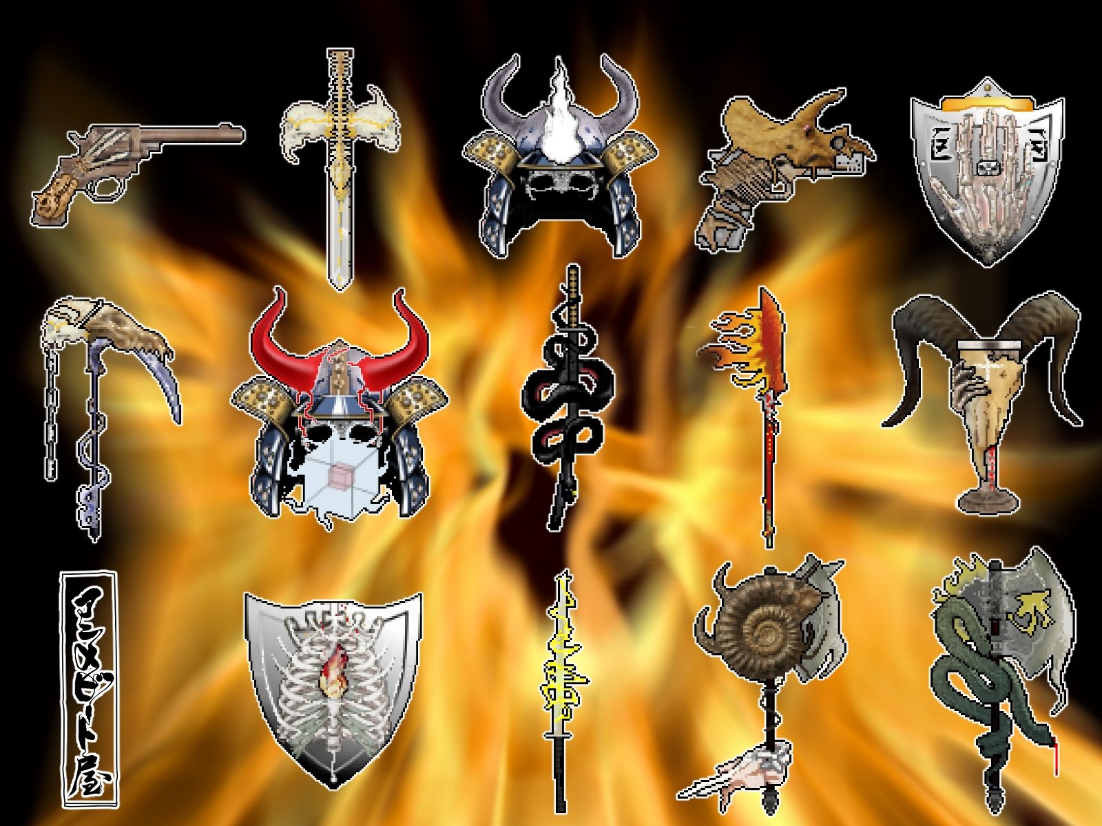 サンプル画像1:THE BUKI ドット絵素材集(animabeat) [d_532176]