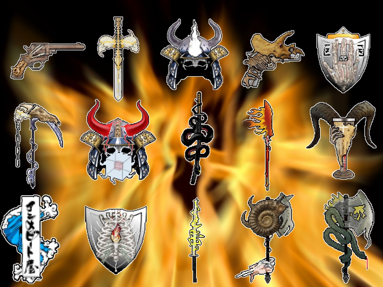 サンプル画像3:THE BUKI ドット絵素材集(animabeat) [d_532176]