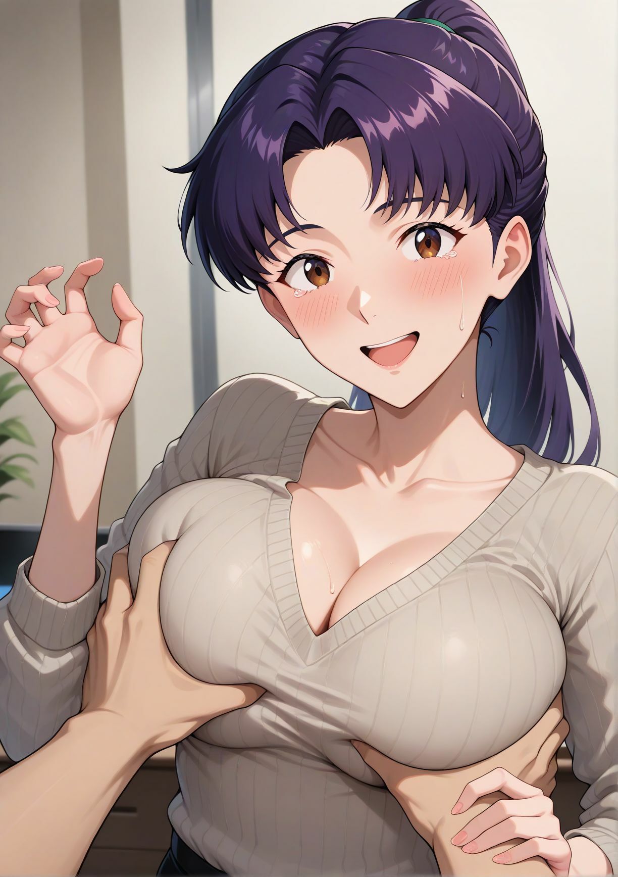 胸フェチ大興奮【乳揉み日記】エ◯ァ 人気ヒロイン4キャラ編