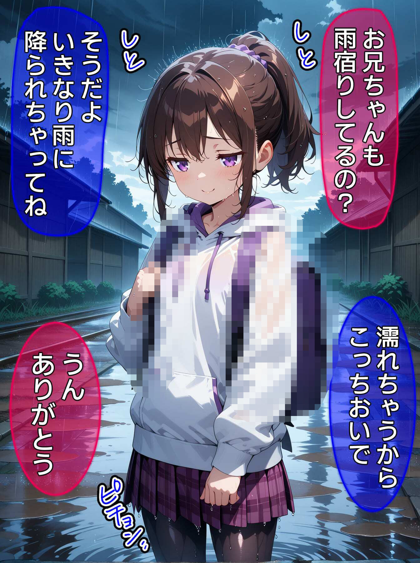 サンプル画像1:【CG】即堕ちびしょ濡レ●プ（2枚）01(ばななメモリアル) [d_532304]