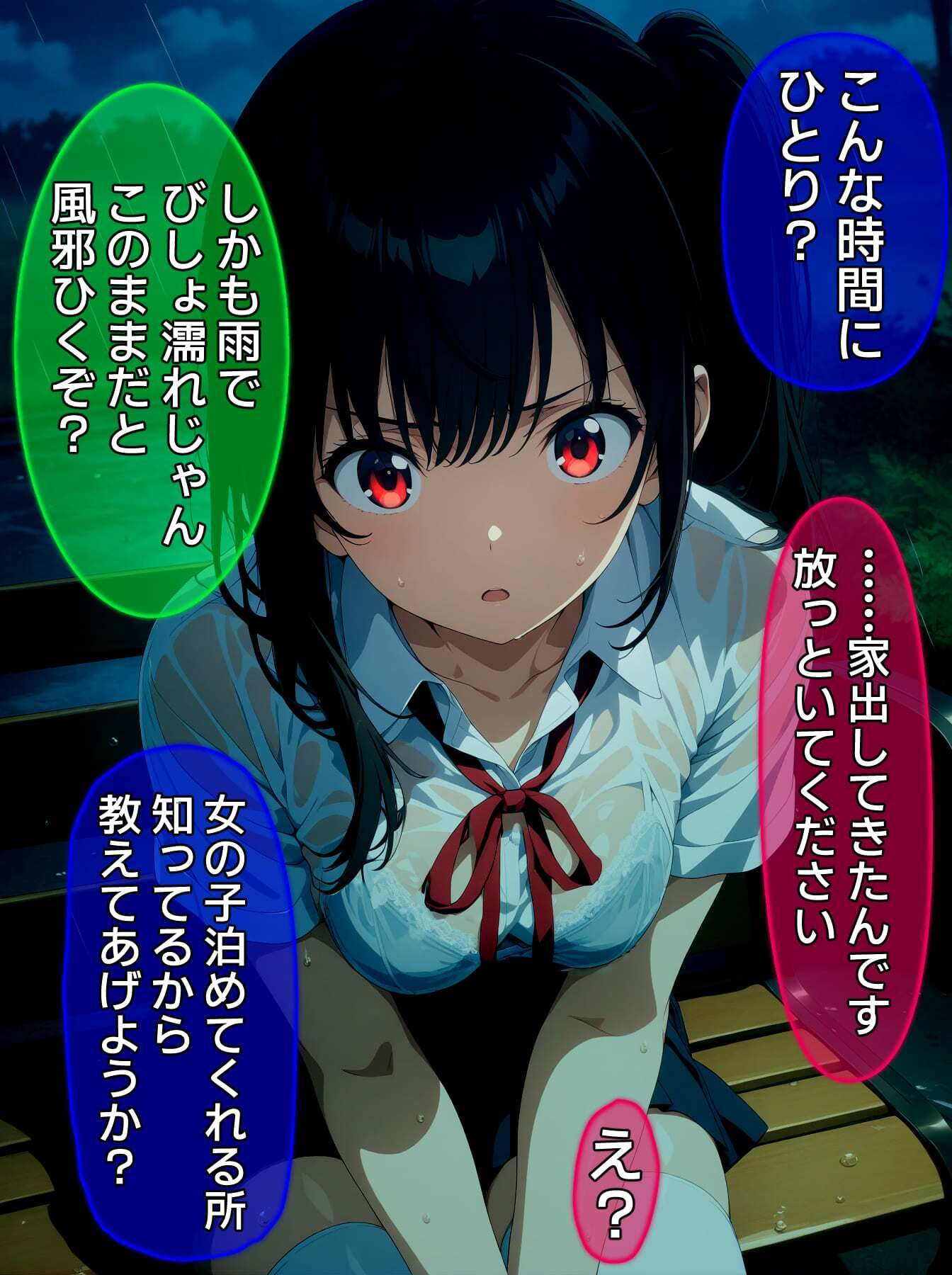 サンプル画像3:【CG】即堕ちびしょ濡レ●プ（2枚）01(ばななメモリアル) [d_532304]