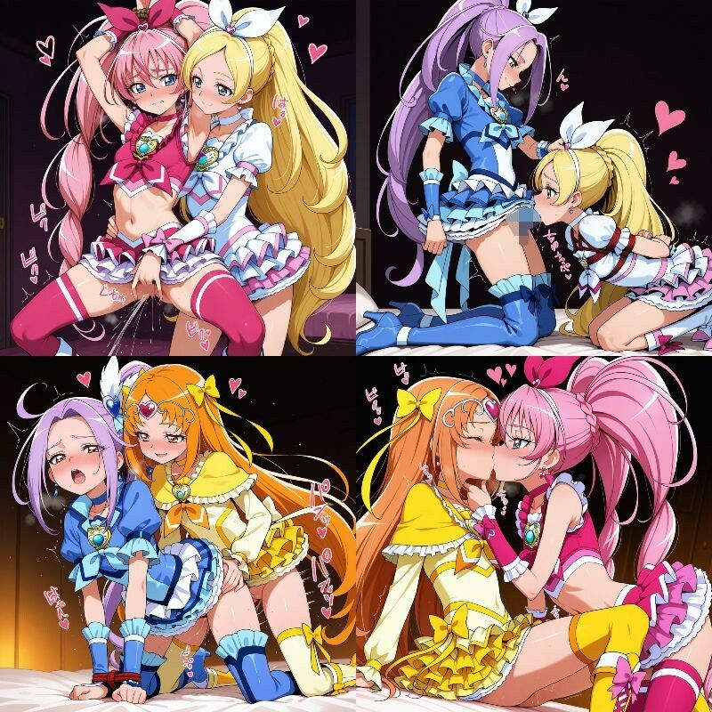 サンプル画像3:スイートプ●キュア エロCG集 〜スイートな変身ヒロインたち 酒池肉林編〜(reapersthighs) [d_532972]