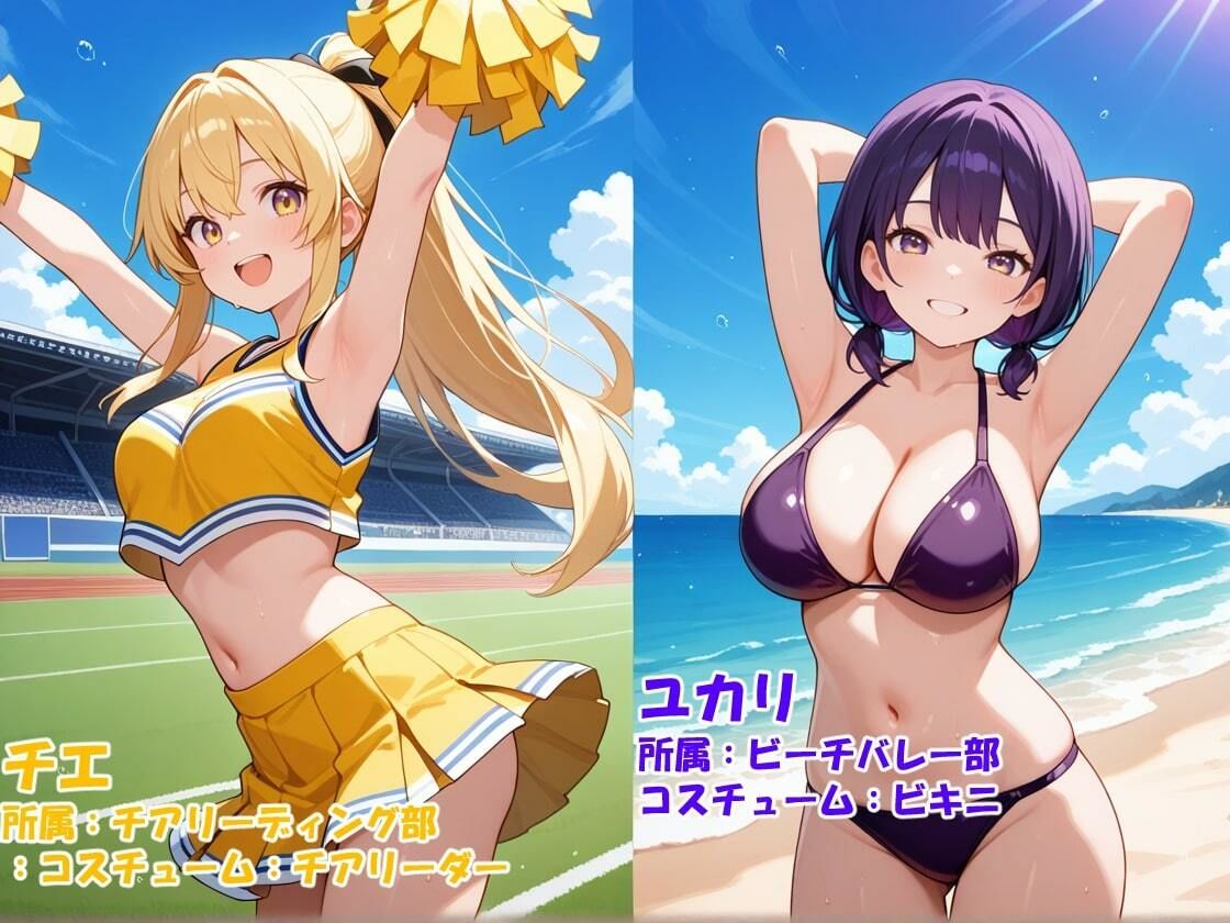 エッチが大好きな女子大生と着エロ中出し運動会・可愛いスポーツ女子をアヘ顔にしたったのサンプル画像 6