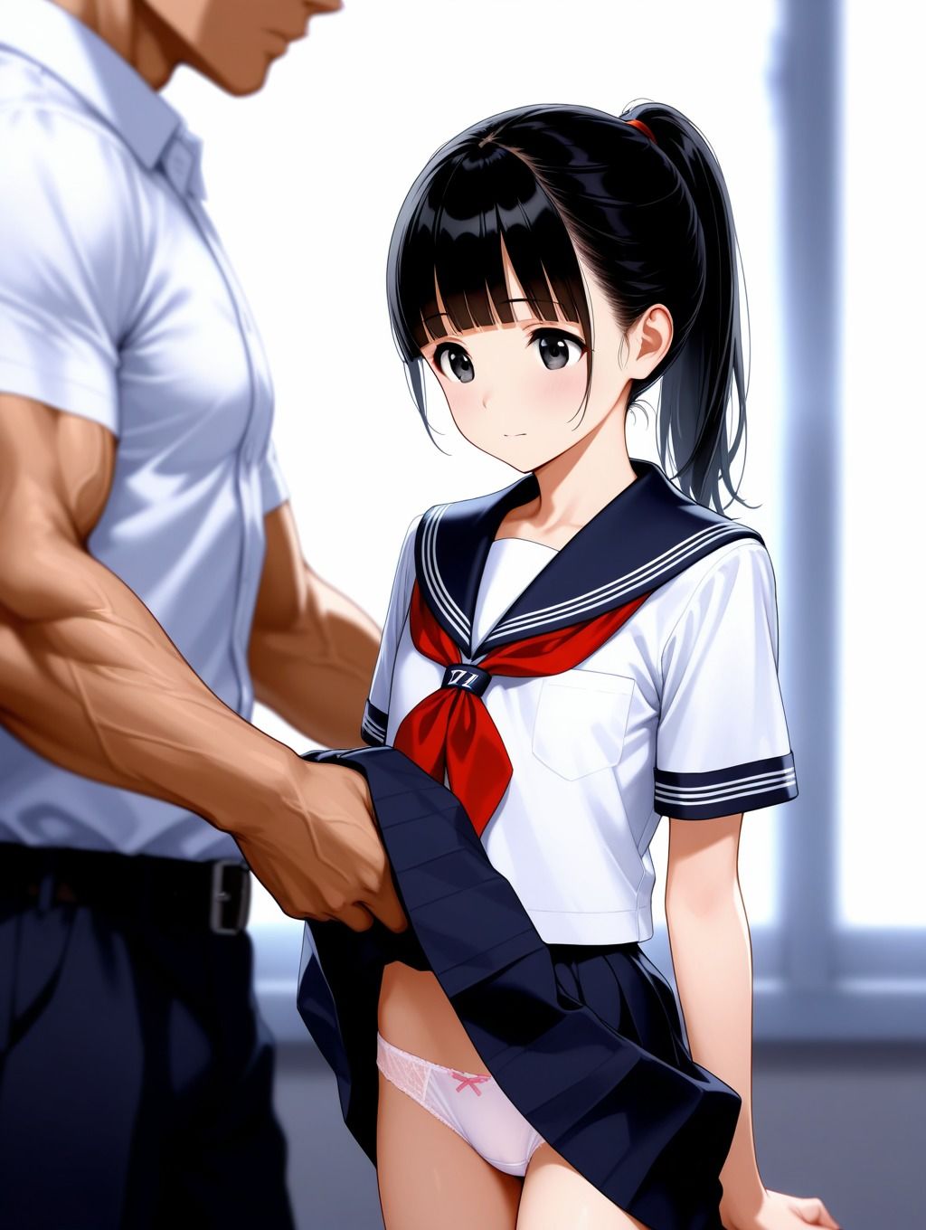 サンプル画像4:大人しい妹は兄の玩具〜校内編〜(生はむ少女) [d_533390]