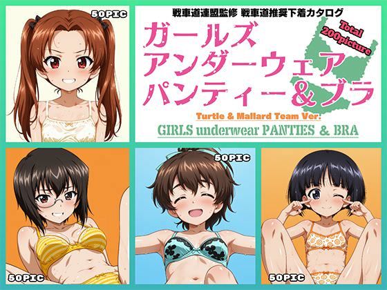 サンプル画像1:Girls underwear panties and bra カメさん＆カモさんチーム編(令和の池田亀太郎) [d_533838]