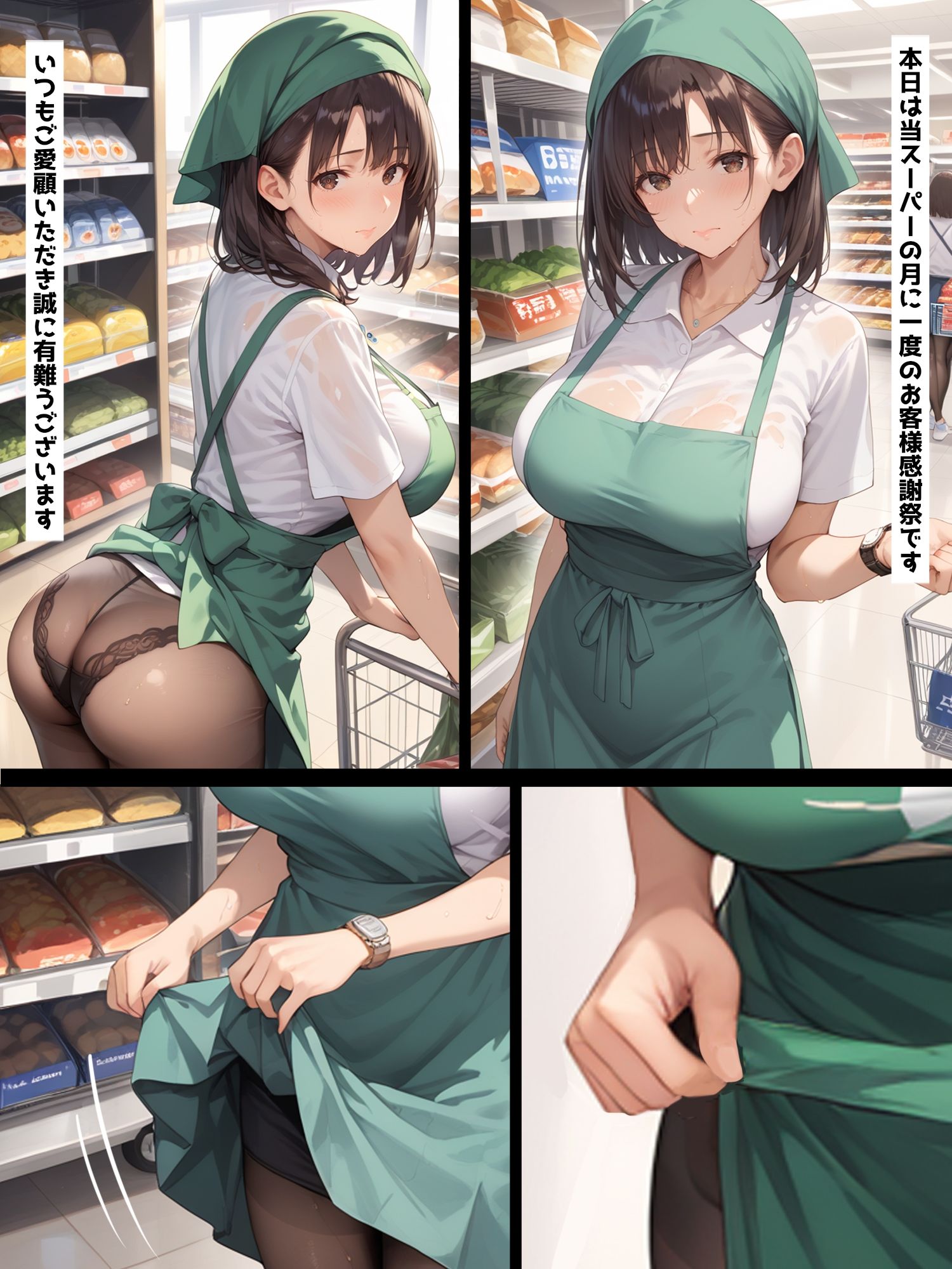 サンプル画像1:爆乳ミセス 人妻マーケット編 vol.9【セリフ入有】(彗星レコード) [d_534025]