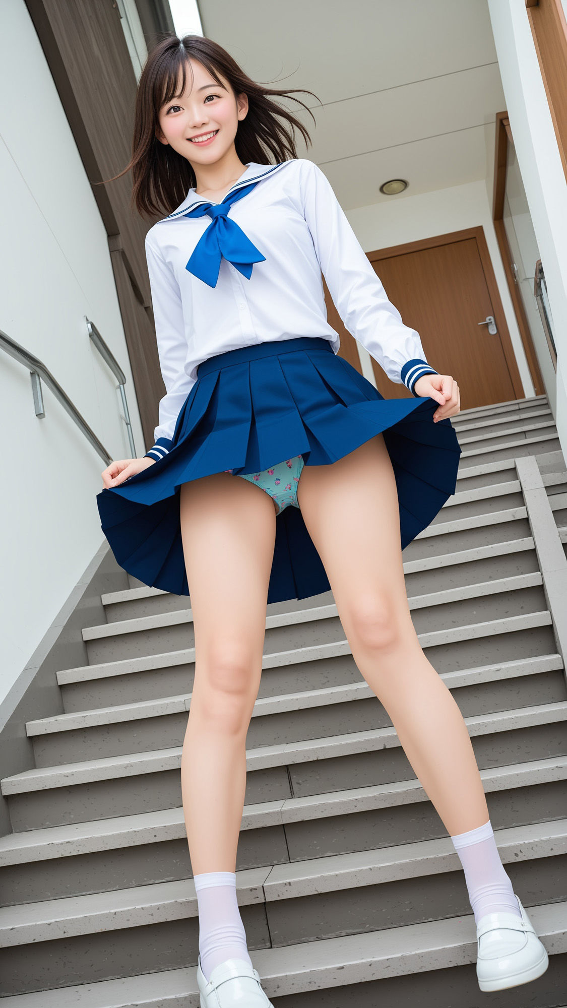 待ち合わせに遅れてくる彼女 170pのサンプル画像 6