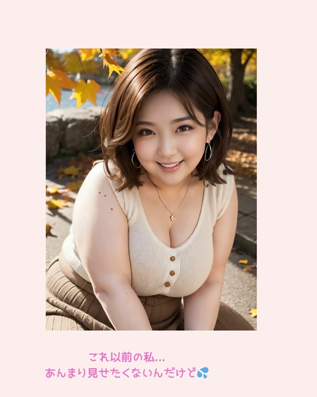 美女のもっと下が見たいんです！Vol.6｜もうデブだなんて言わせない！（秋Ver）の画像1