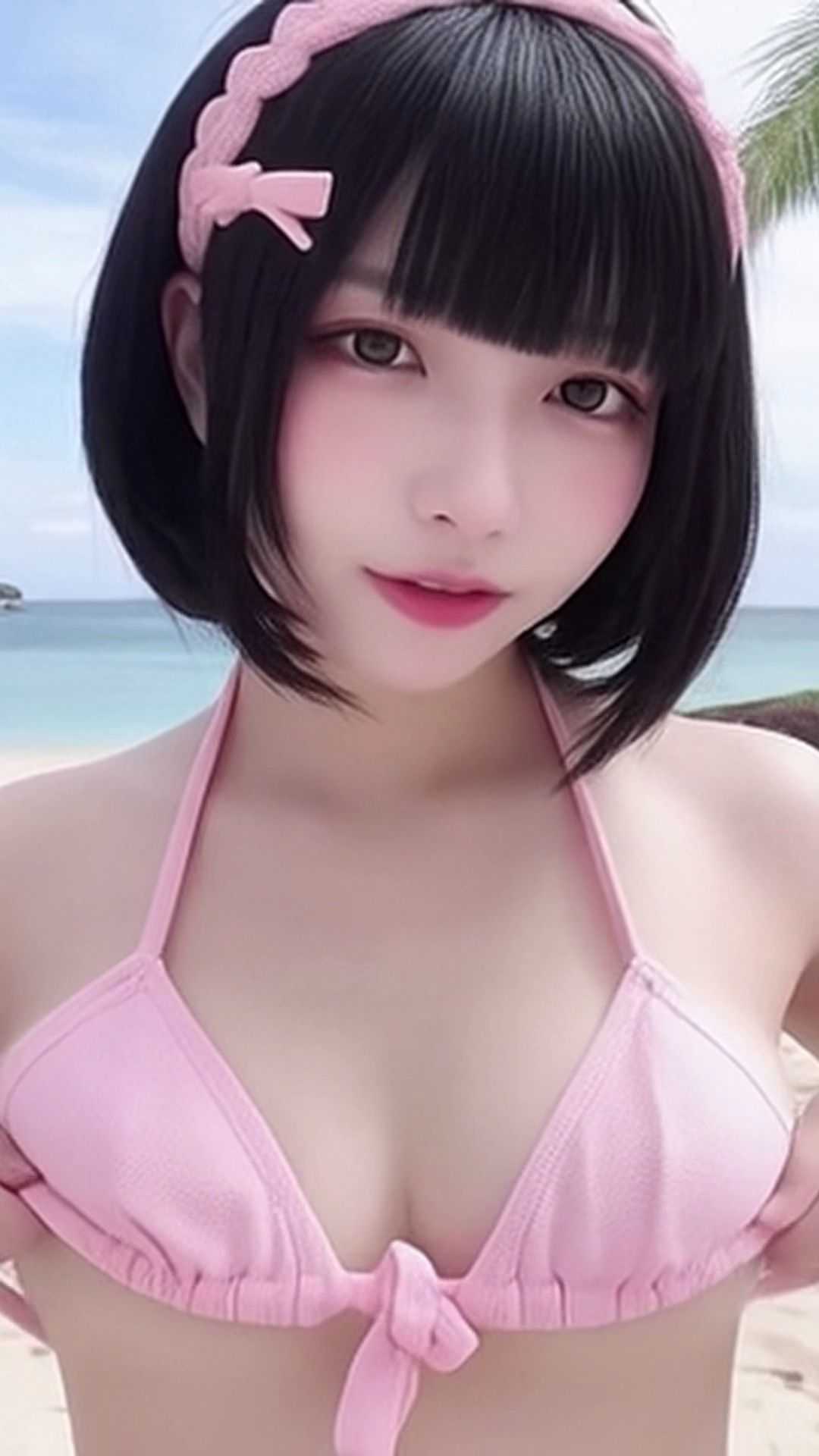 【動画】地雷系女子、限界ギリギリの野外チャレンジの画像10