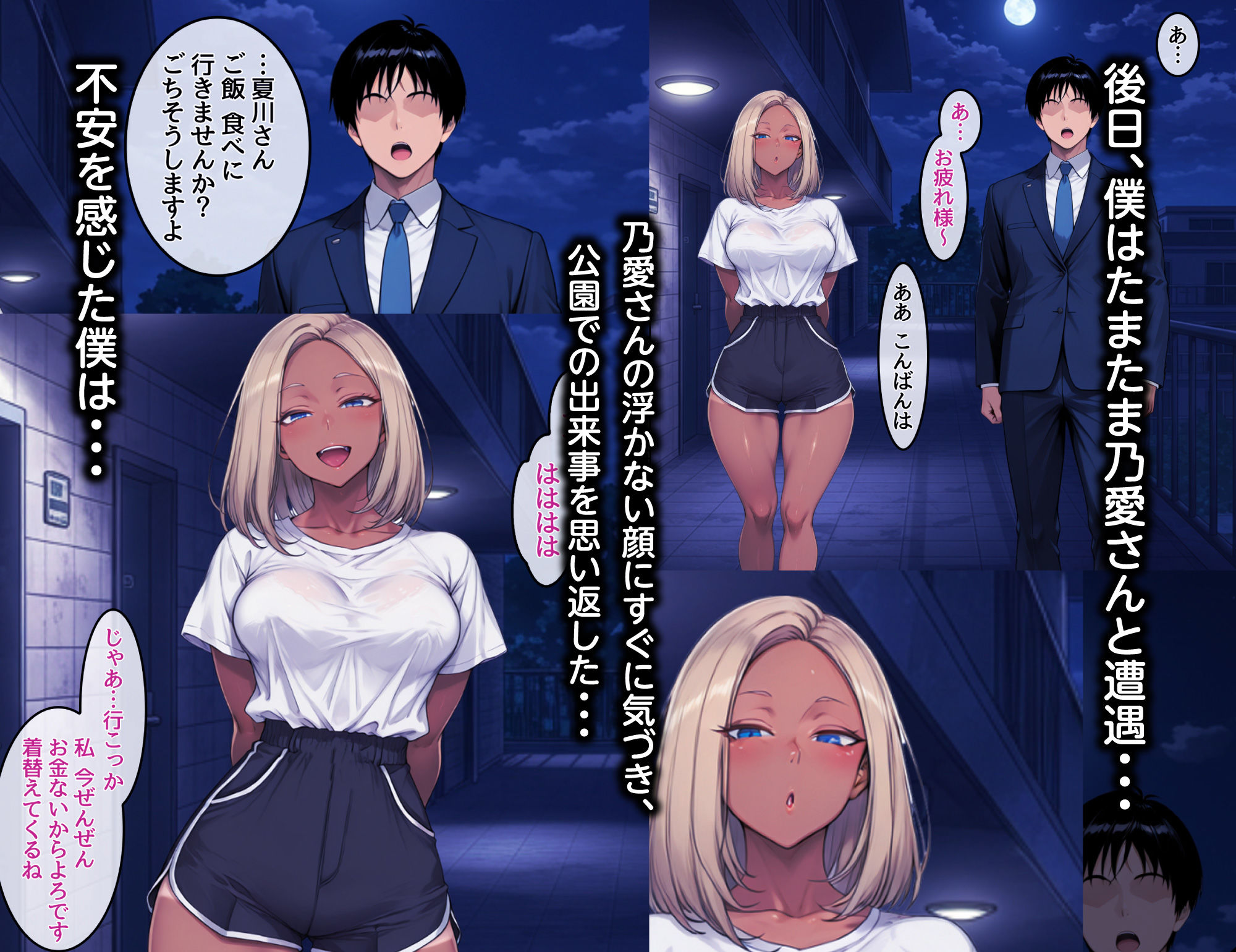 サンプル画像4:DV彼氏に苦しめられてる黒ギャルを救って幸せにするお話(ハレノヒ) [d_535334]