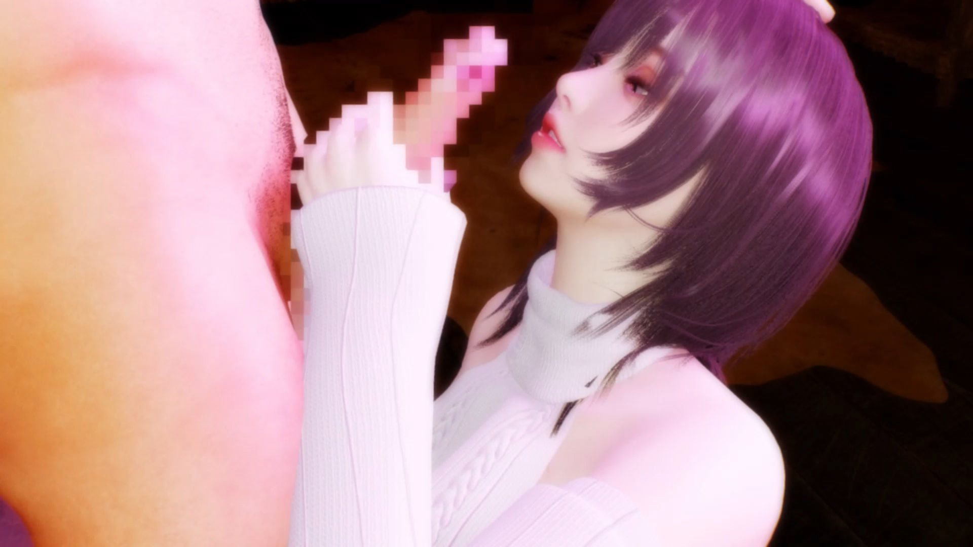 サンプル画像2:童貞を殺すセクシーセーターを着てフェラ(BlackBox) [d_535348]