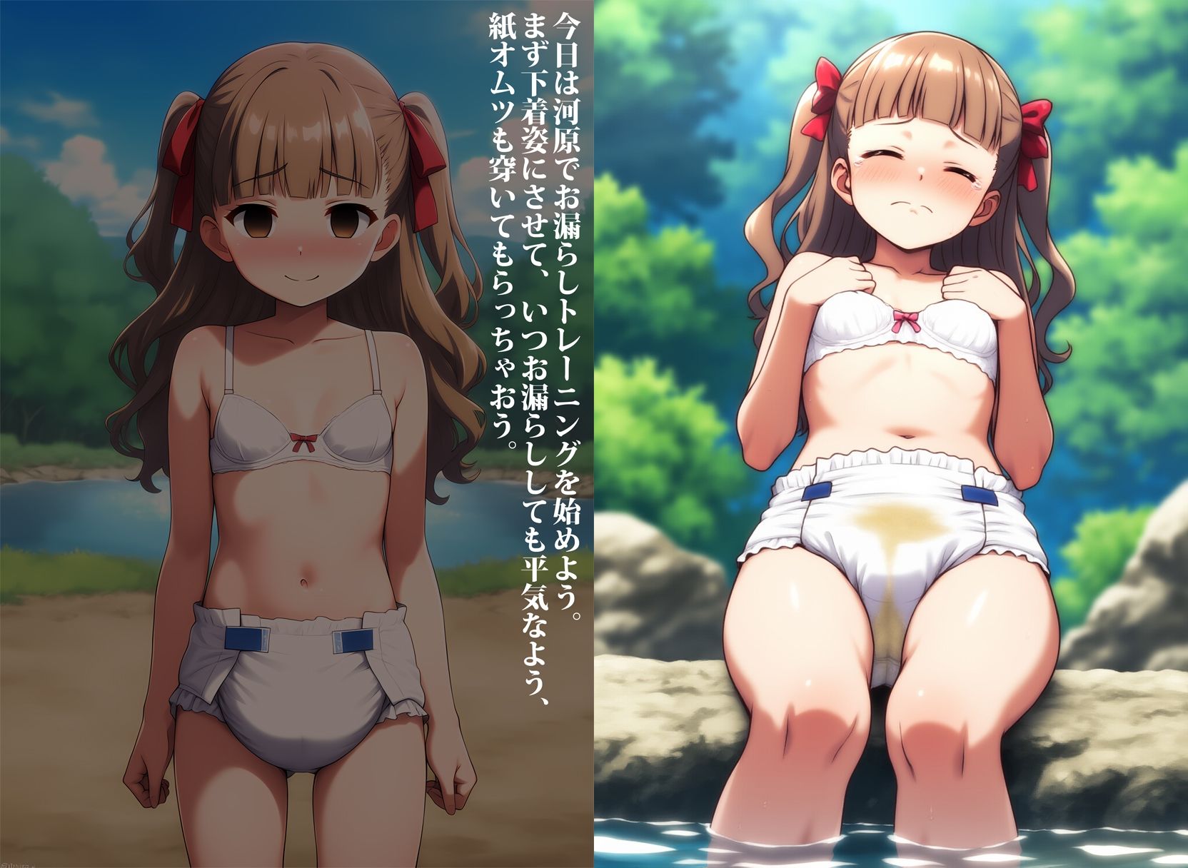 ツンデレ幼馴染を暗示でお漏らし調教中のサンプル画像 6