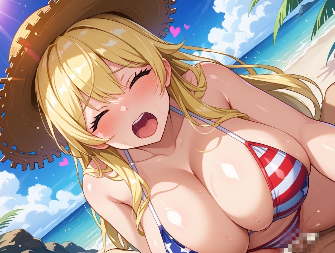 巨乳が集まる即パコビーチのサンプル画像 6
