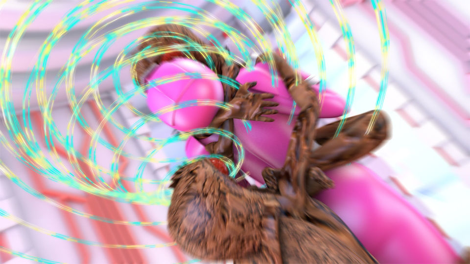 サンプル画像1:戦隊マスク全裸凌●・催淫怪人サイミンミンゼミー(四次元少女ネオス) [d_535904]