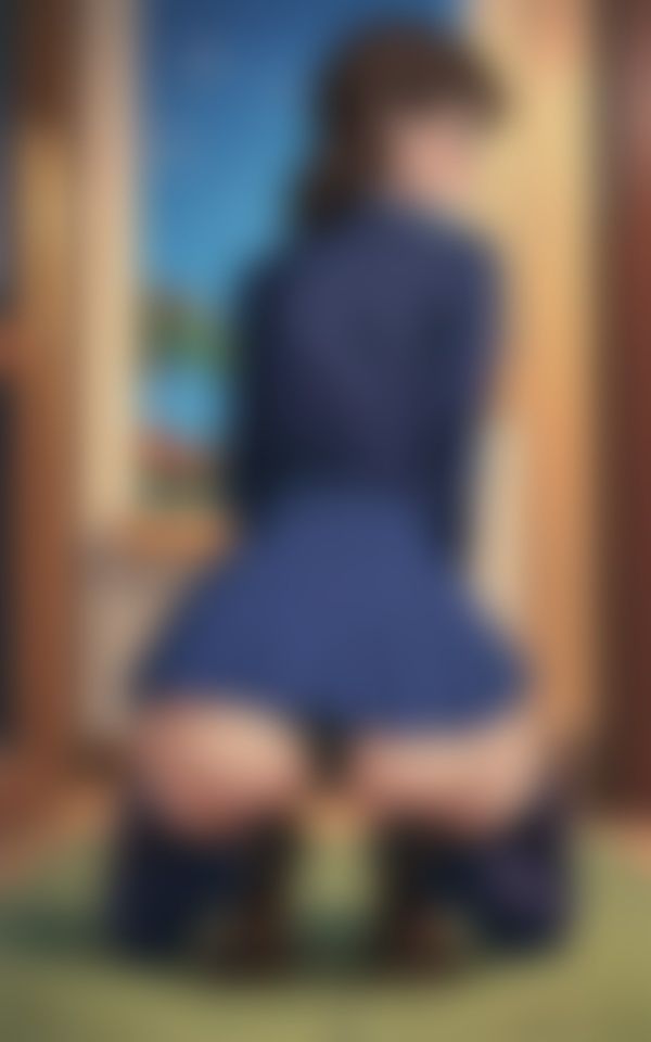 【パンチラマニア】四つん這いバックVゾーンでシコシコしてぇぇの画像8