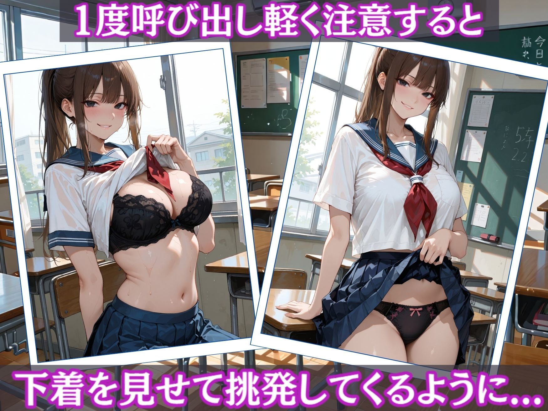 サンプル画像3:見下し女子校生調教支配(mapuememaru) [d_536150]