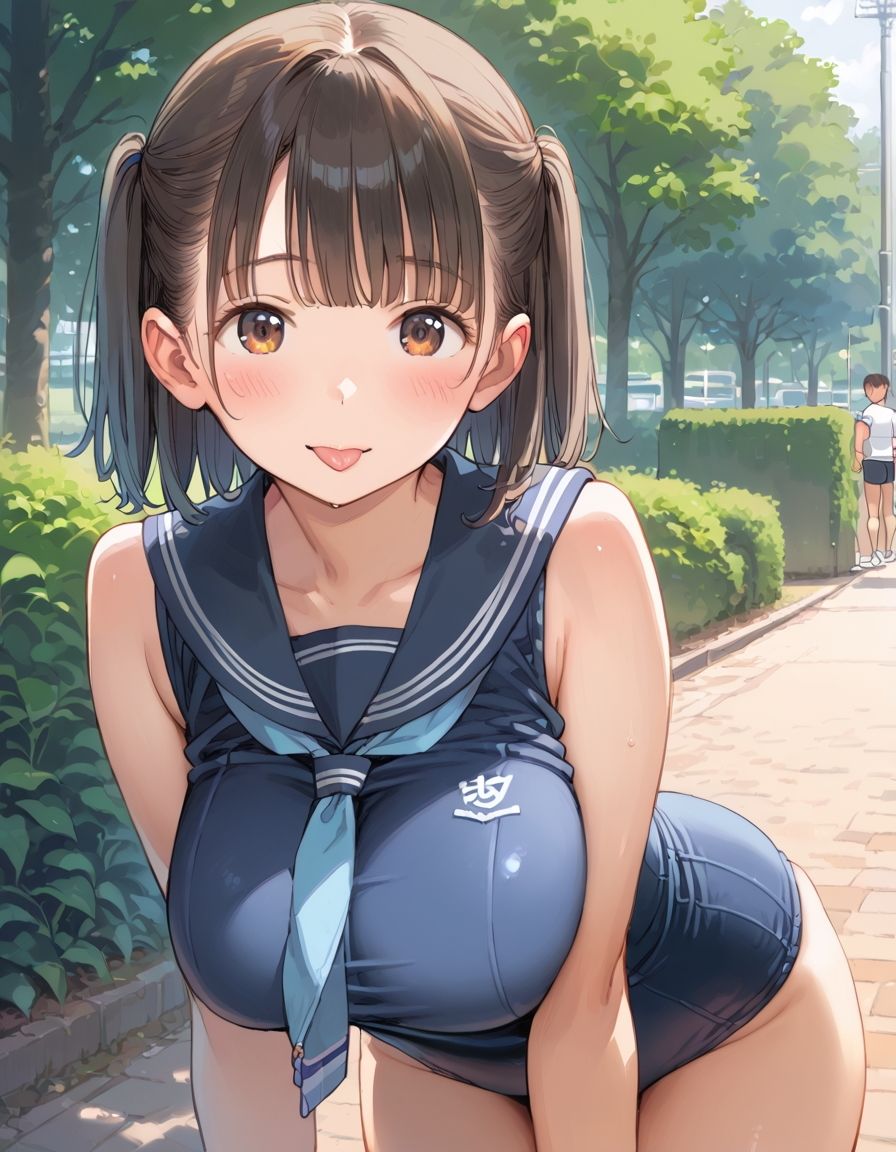 乳デカ女子校生に生挿入 性欲解放修学旅行！裏へ連れ込みヤリまくるのサンプル画像 6