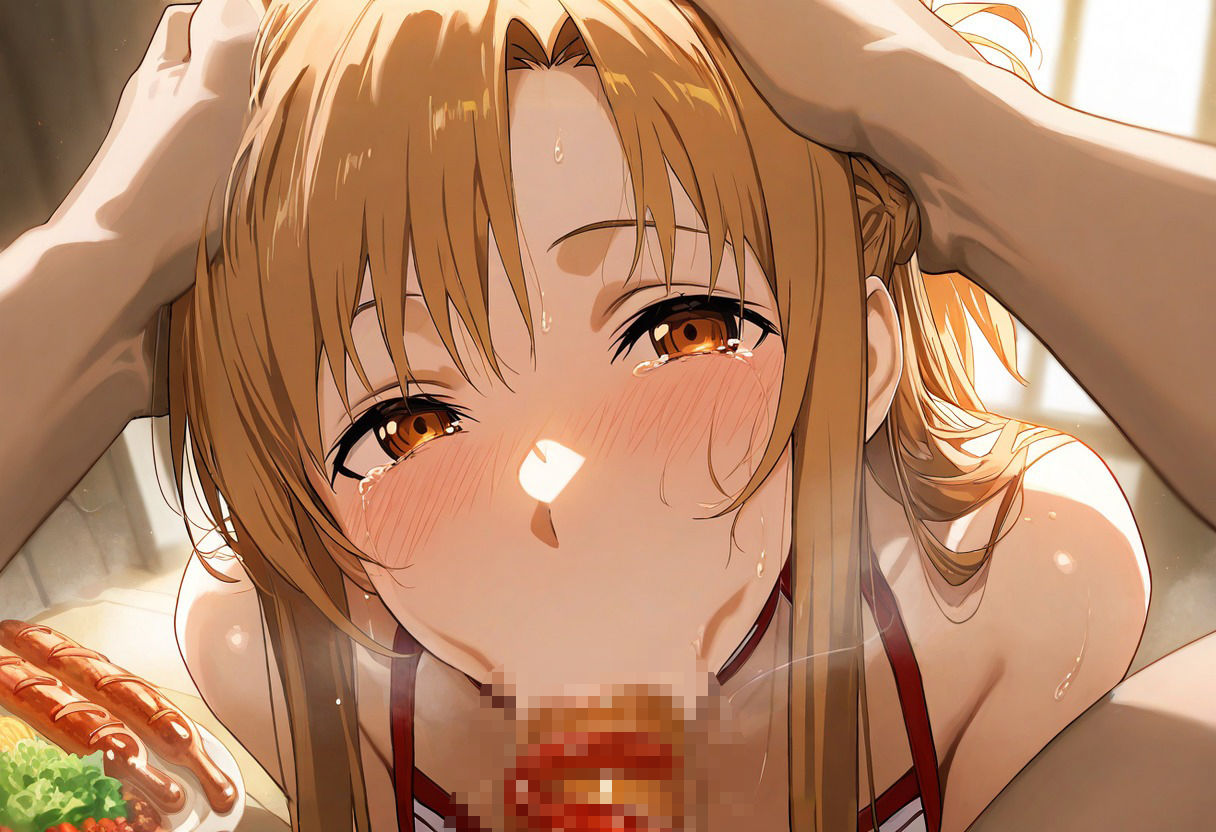 アスナさんがかたくておっきなソーセージをペロペロ ぐぽぐぽディープ編 Vol.1+Vol.2の画像10