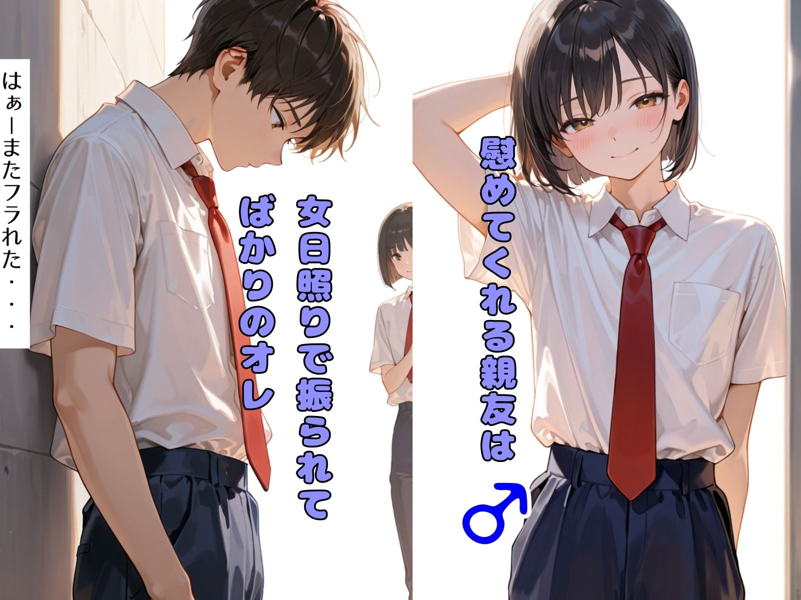 サンプル画像1:TSした親友とのセックスが最高に気持ちいい(チョコラッテ) [d_538189]