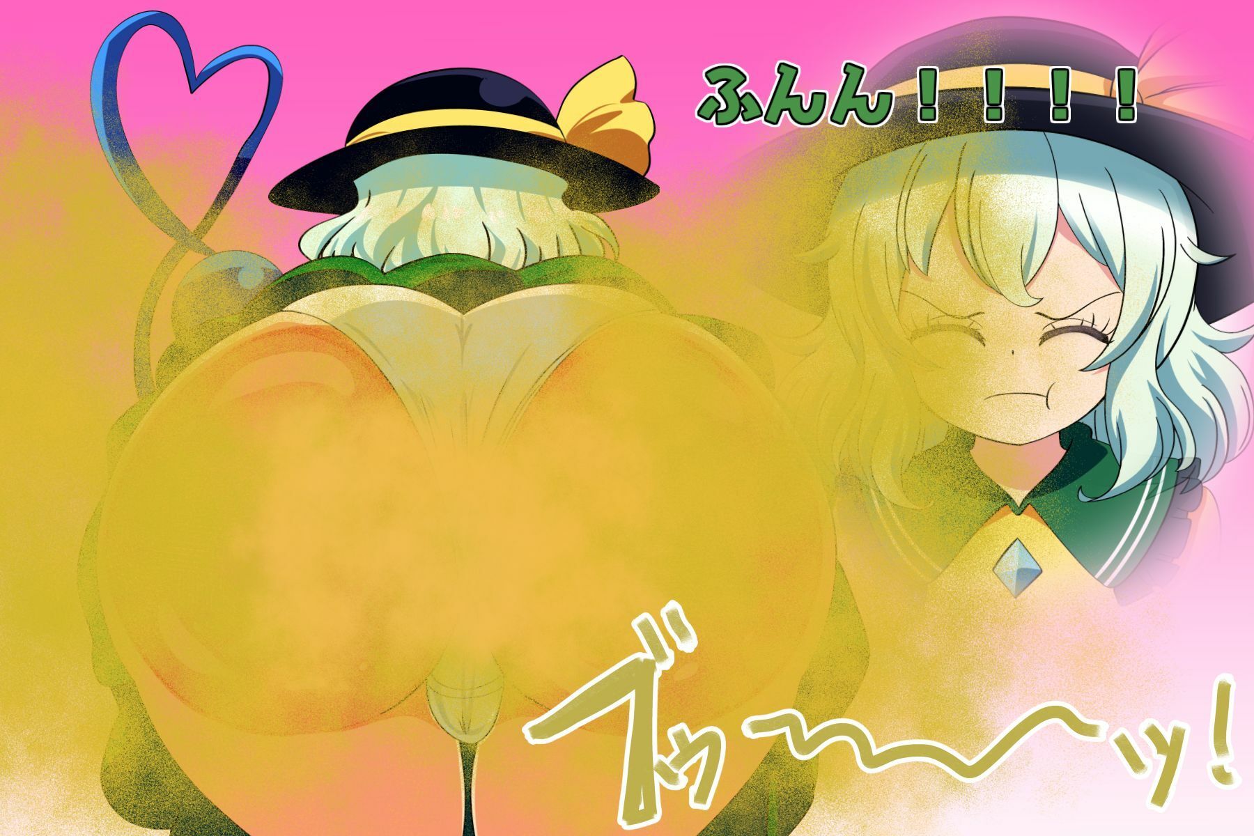 サンプル画像4:おなら・放屁イラスト＆アニメ動画集（4）(香り箱の陳列棚) [d_538402]