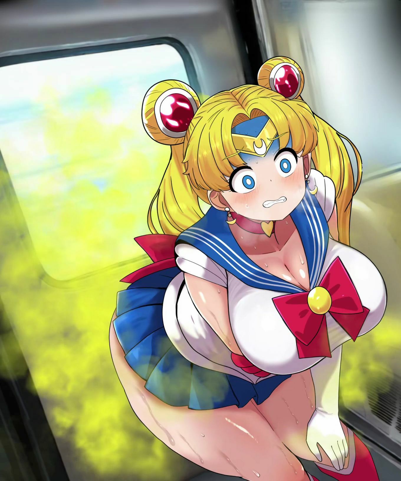 サンプル画像4:便意我慢＆着衣脱糞アニメーション（17）セー●ームーン(便意我慢研究会) [d_538406]