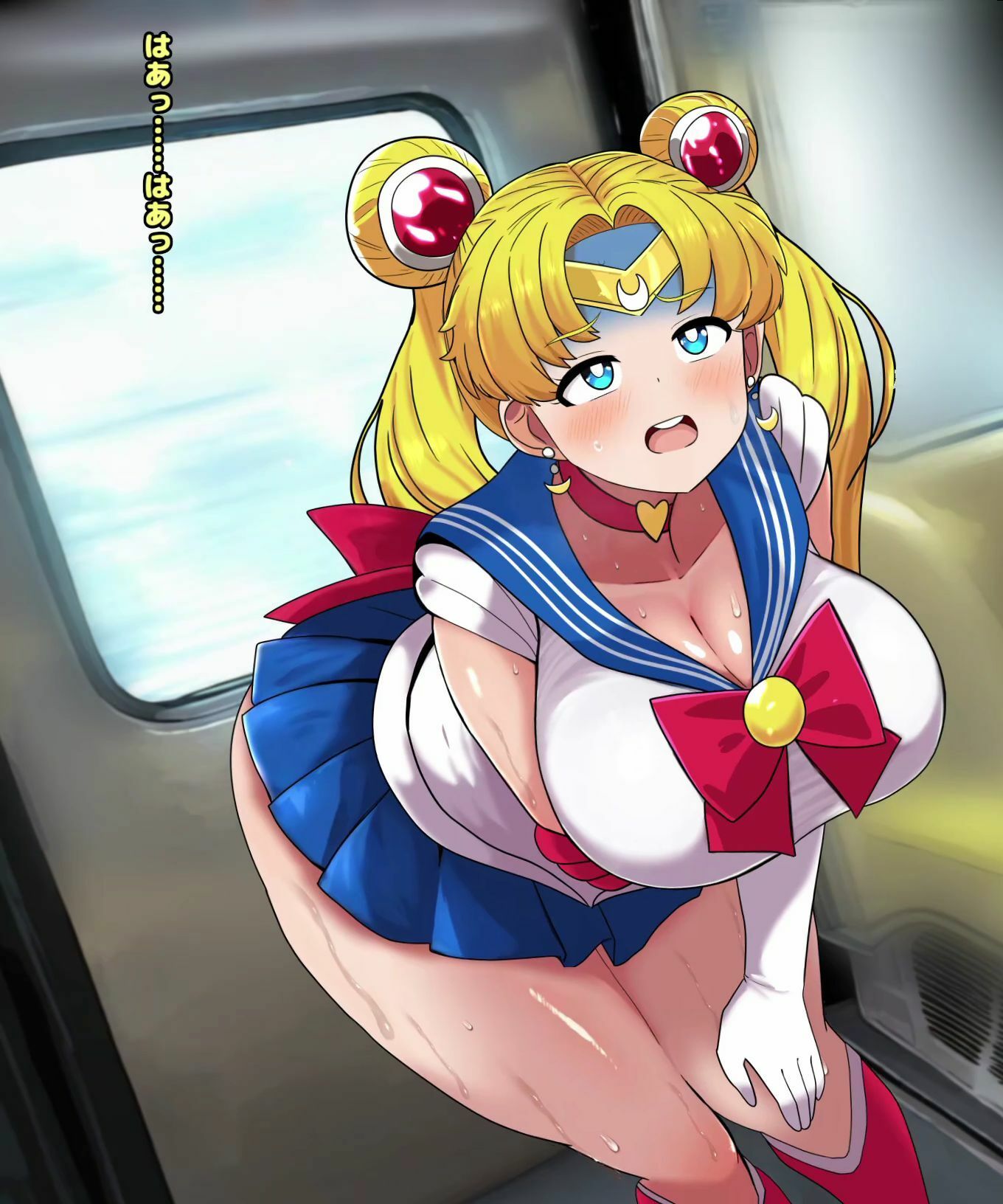 サンプル画像5:便意我慢＆着衣脱糞アニメーション（17）セー●ームーン(便意我慢研究会) [d_538406]