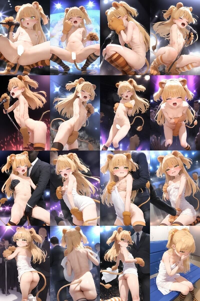 【500枚】催●＆解除〜ステージで放尿裸踊りライブ→催●解除でアイドル生命終了〜城ヶ崎莉嘉