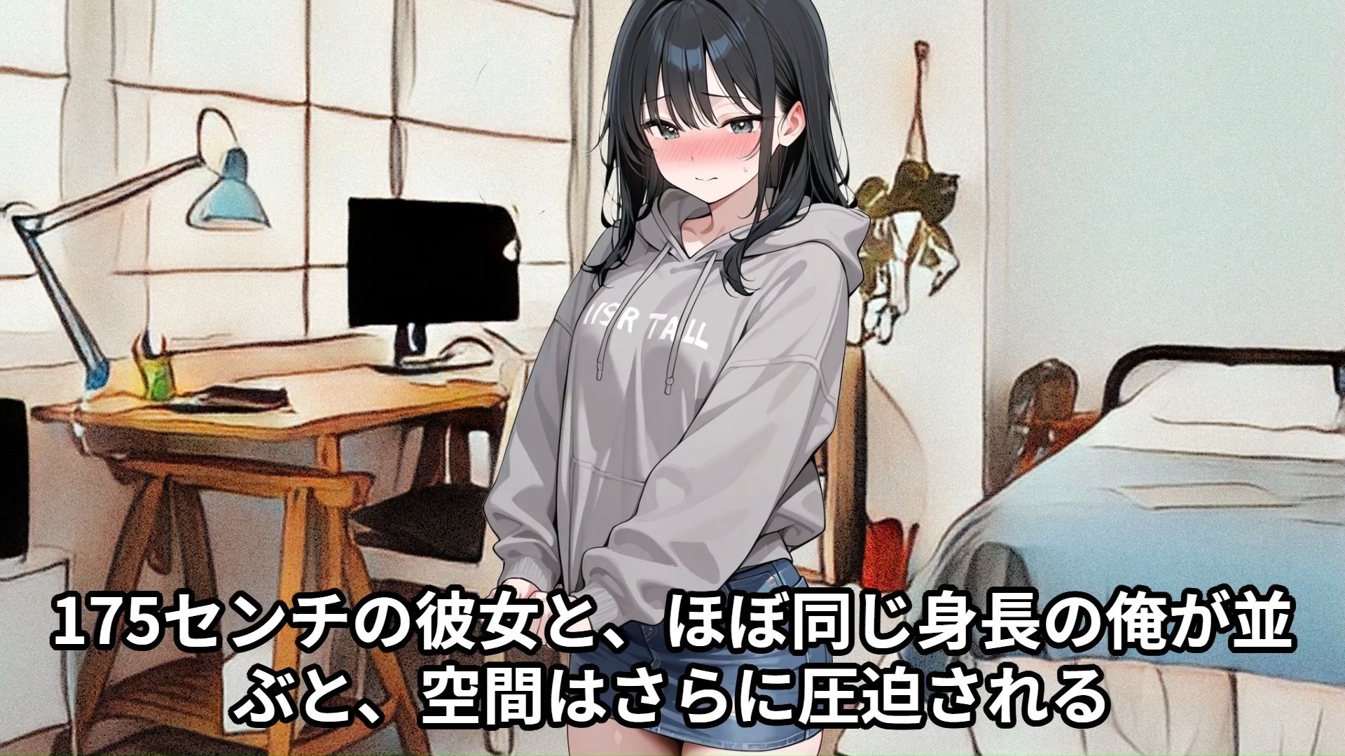 サンプル画像4:【少女痴●体験告白】高身長175cmの女子校生が目の前に立ってて勝手にビビった俺、実はただの気弱で可憐な子だったので、満員電車で弄んでしまった話（後編）(少女痴●体験告白) [d_540331]