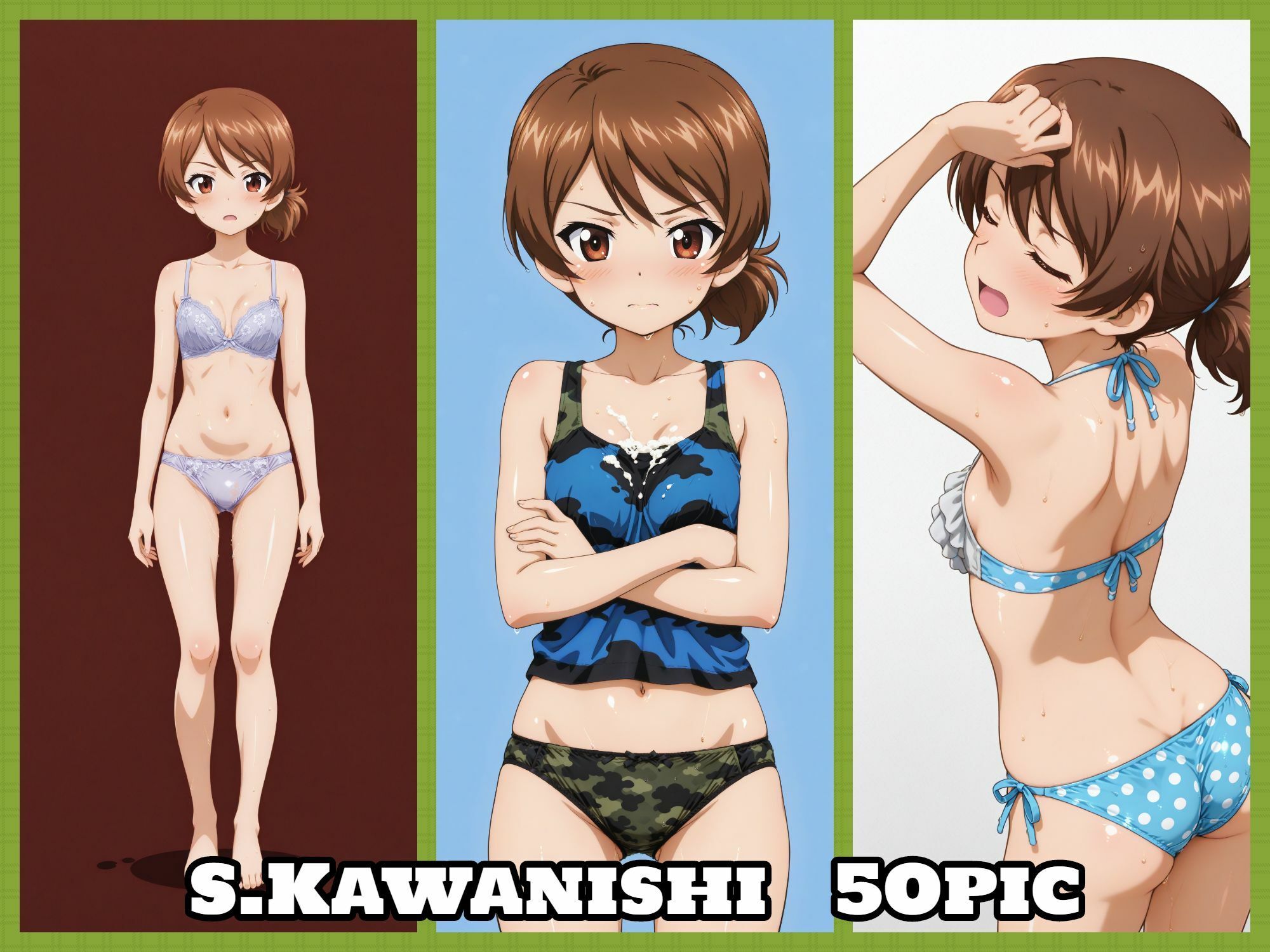 Girls underwear panties and bra アヒルさんチーム編のサンプル画像 6