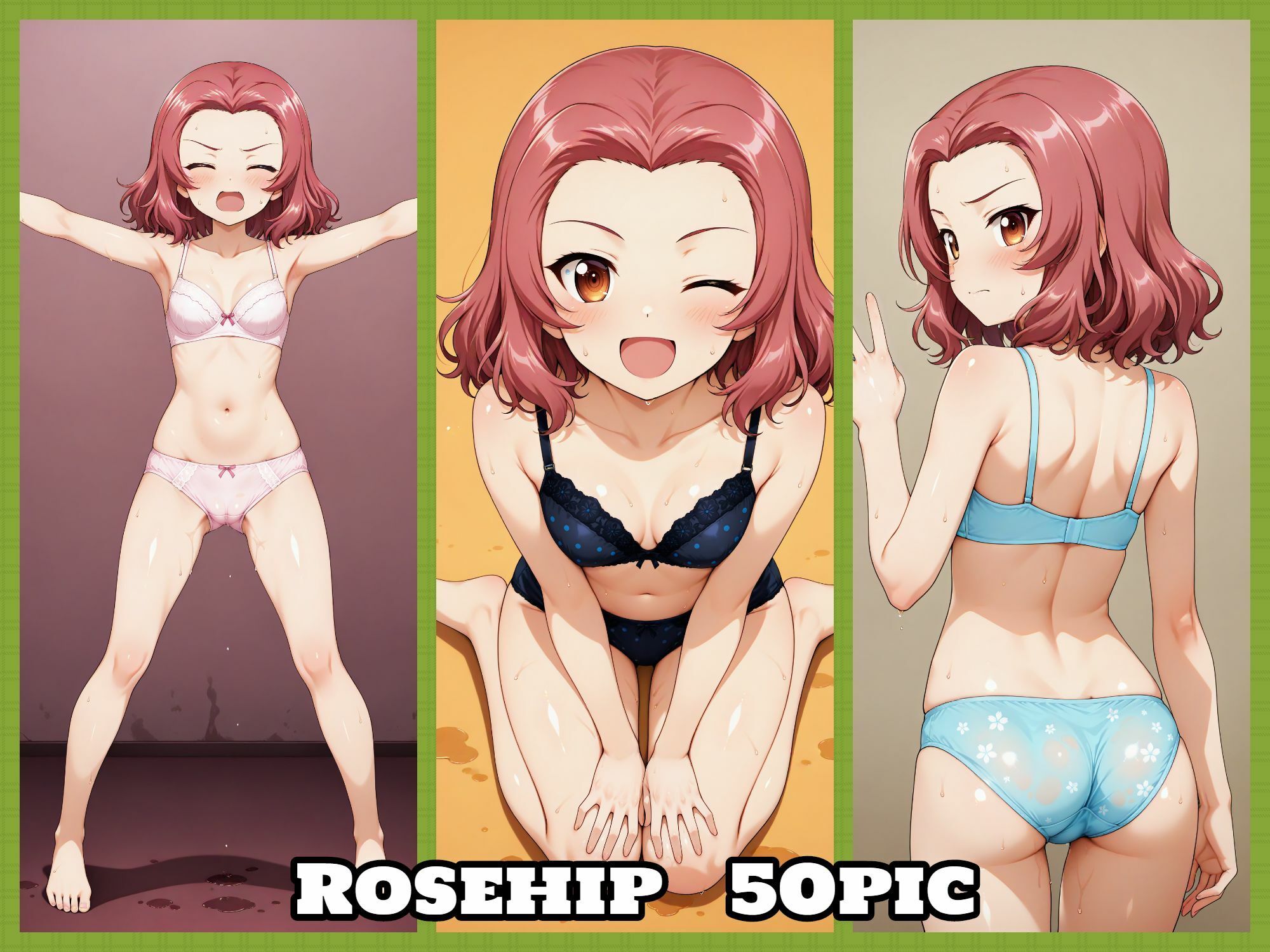 Girls underwear panties and bra 聖グロリアーナ女学院編のサンプル画像 6