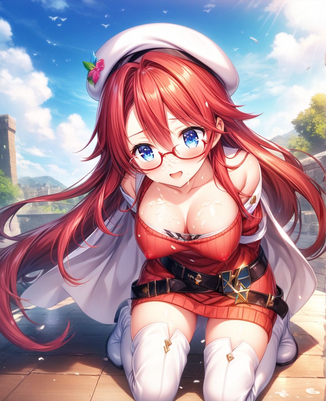 美少女羞恥 白濁デコレ・アテ〇先生(サモナイ)のサンプル画像 6